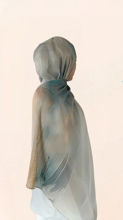 Desert Sky Crepe Chiffon Hijab