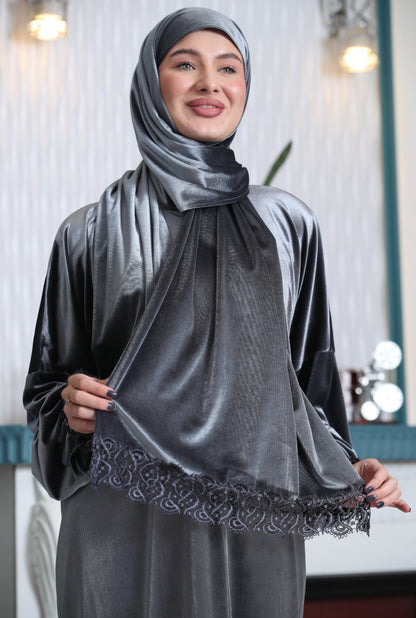 عباية صلاة مخمل دافئة